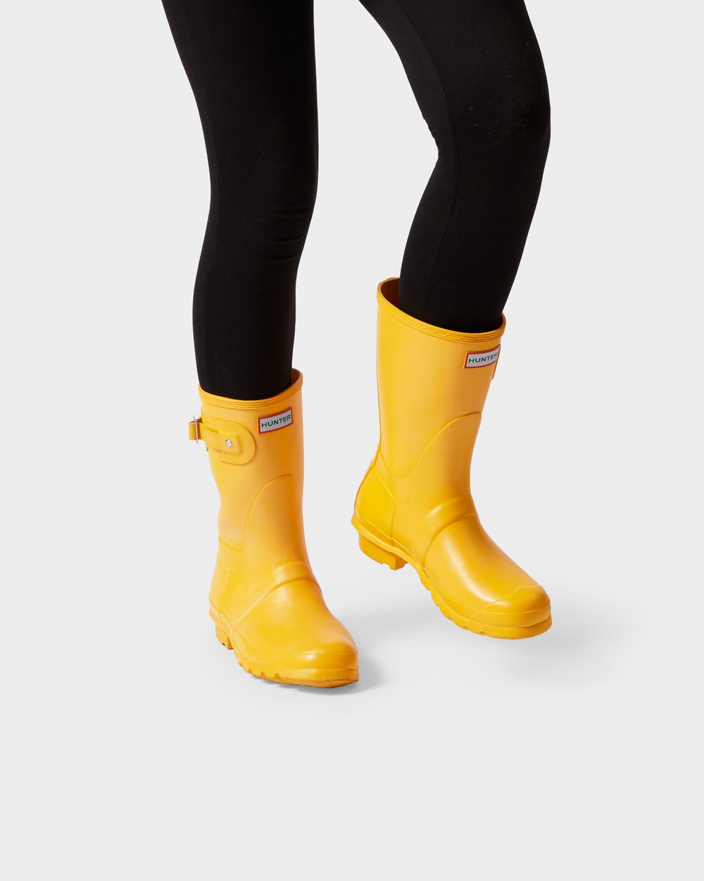 Women Hunter Original | Short Rain Boots Yellow | NZ-27518-RJED